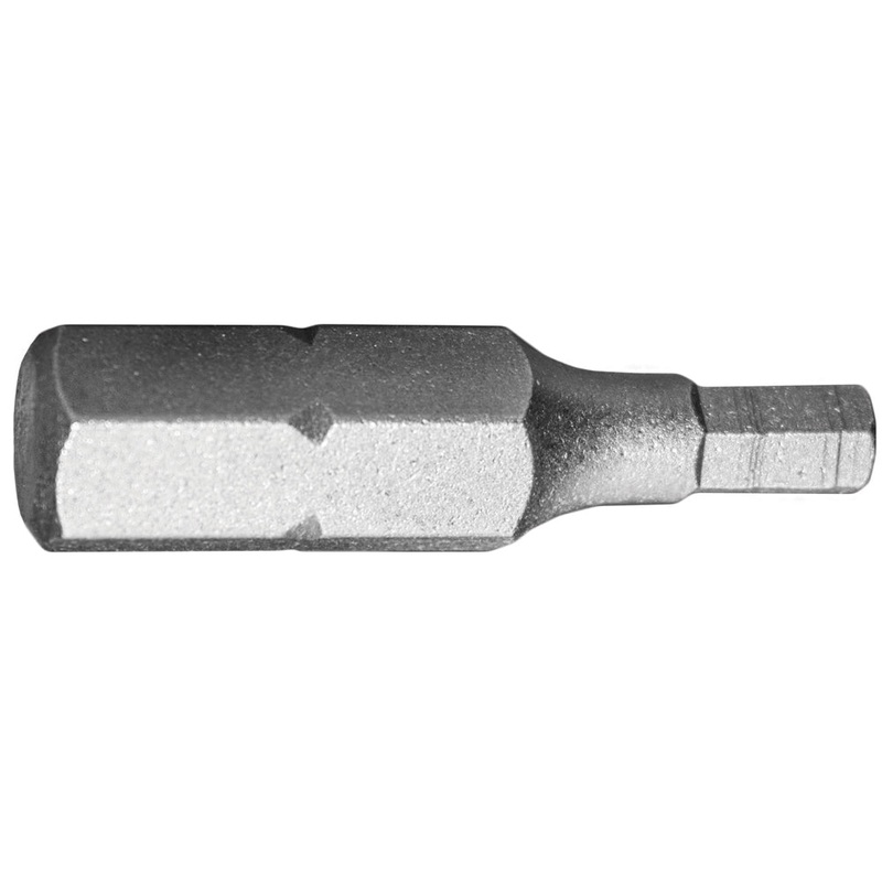Century Drill And Tool Hex Key Screwdriver Bit 1/8 Insert 1 S2 Steel