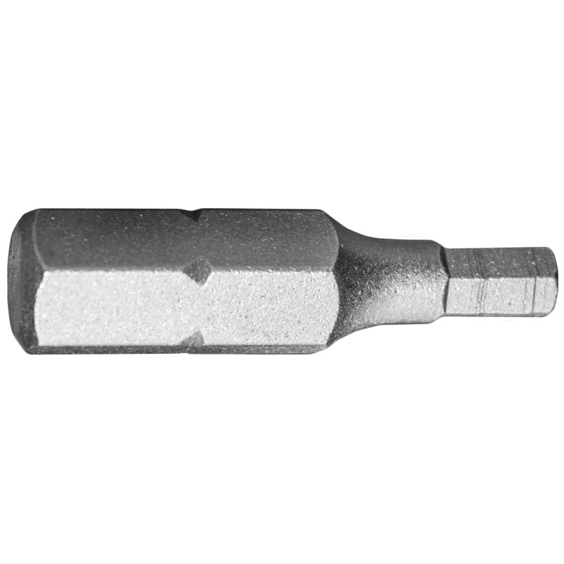 Century Drill And Tool Hex Key Screwdriver Bit 7/32 Insert 1 S2 Steel