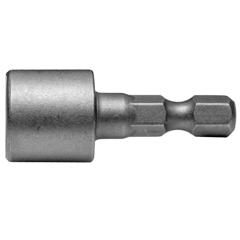 Century Drill And Tool Nutsetter Non-Magnetic 3/8 X 1-1/2 1/4 Hex S2 Steel Screwdriver Bit