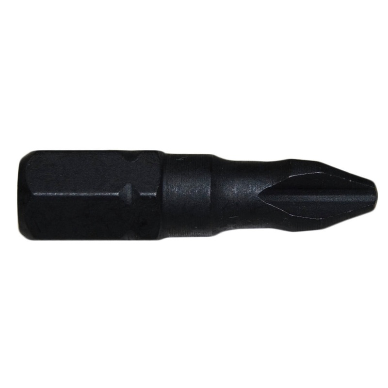 Century Drill And Tool Phillips Screwdriver Bit #2 Insert 1 Impact Pro 2 Pack