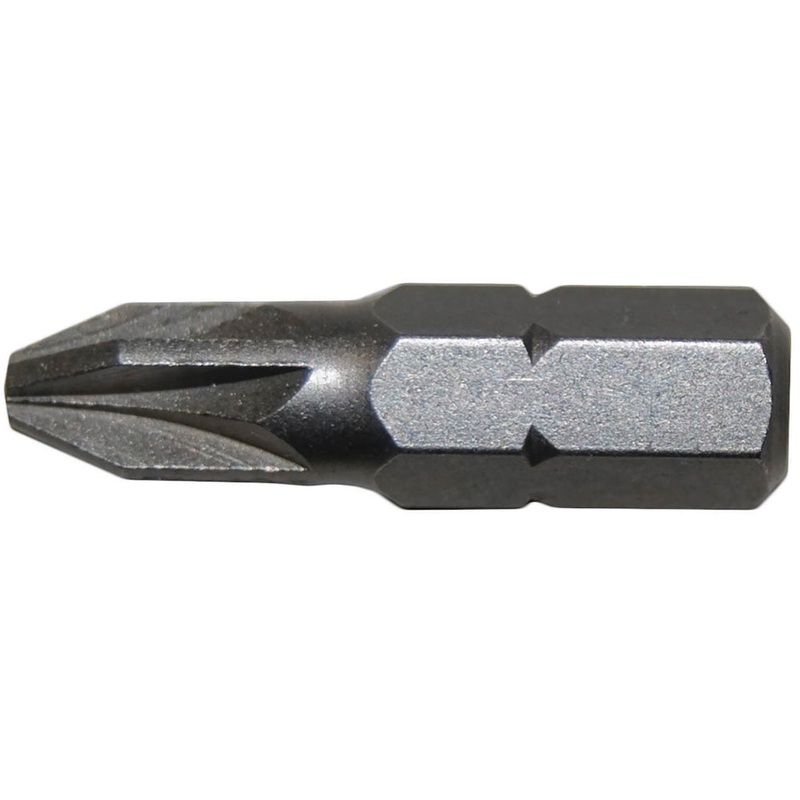 Century Drill And Tool Pozi Screwdriver Bit #1 1 Insert S2 Steel