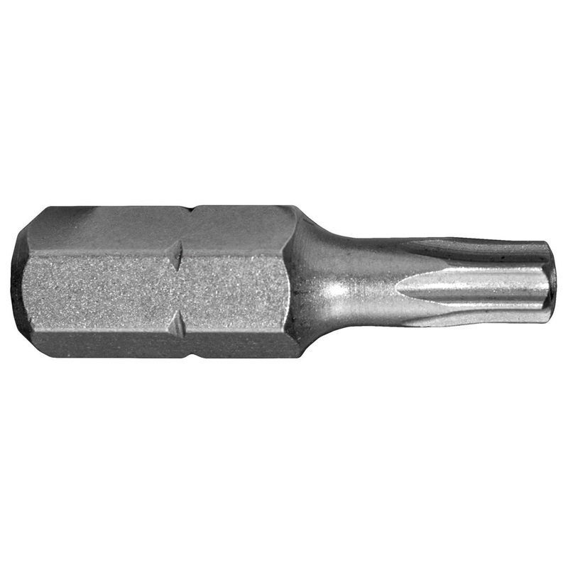 Century Drill And Tool Security Star Insert Bit T15 1 S2 Steel Screwdriver Bit