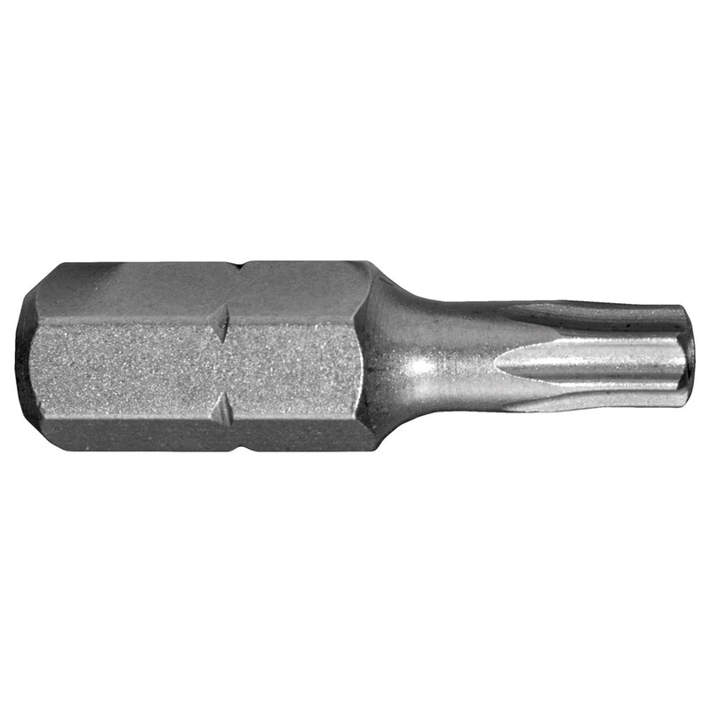 Century Drill And Tool Security Star Insert Bit T20 1 S2 Steel Screwdriver Bit