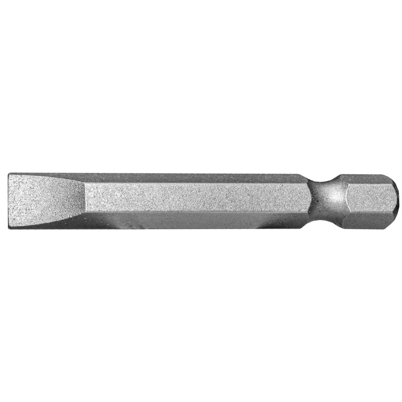 Century Drill And Tool Slotted Screwdriver Bit #10-12 Power 2 Bit S2 Steel