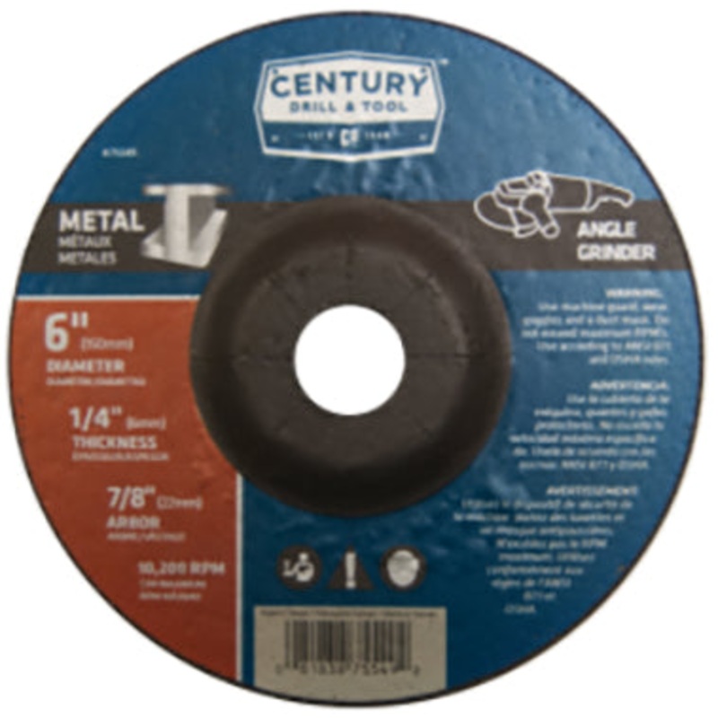6 X 1/4 METAL GR INDING