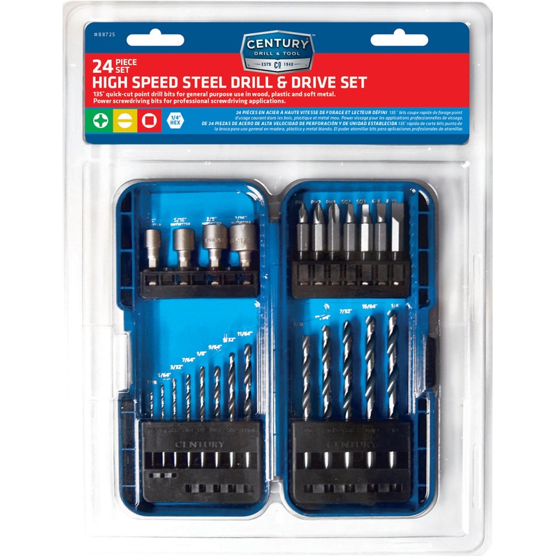 Century Drill And Tool 24 Piece Drill And Drive Set