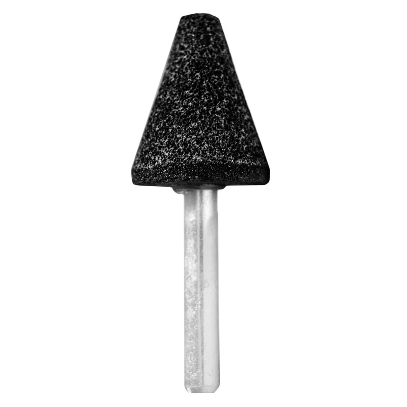 Century Drill And Tool Mounted Grinding Point A2 1 Diameter 1-1/4 Point Length 1/4 Shank