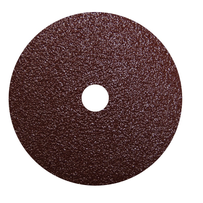 Century Drill And Tool Resin Fiber Disc 7 Diameter 24 Grit 7/8 Arbor 25,000 Safe Rpm 3pack