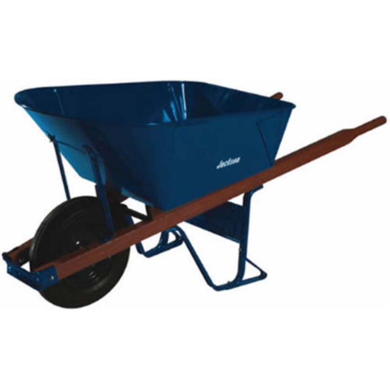 6CU  JACKSON FOLDED STEEL WHEELBARROW