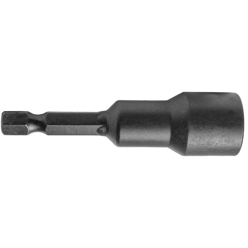 Century Drill And Tool Nutsetter Magnetic 1/2 X 2-9/16 Length 1/4 Hex Shank Impact Pro