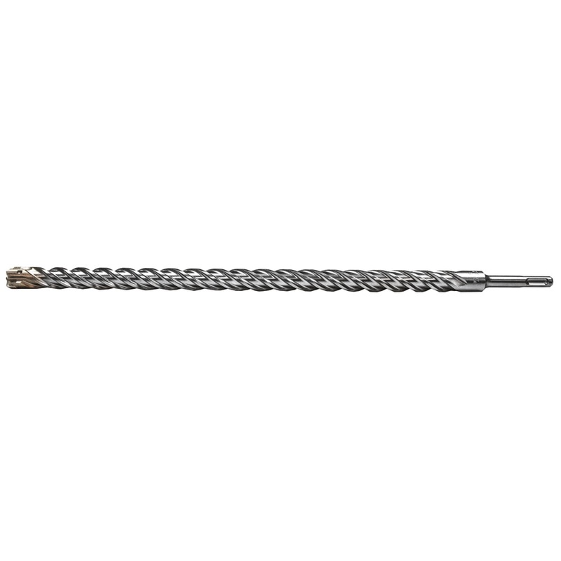 Century Drill And Tool SDS Plus Multi-Cutter Masonry Drill Bit 3/4 Cutting Length 16 Overall Length 18