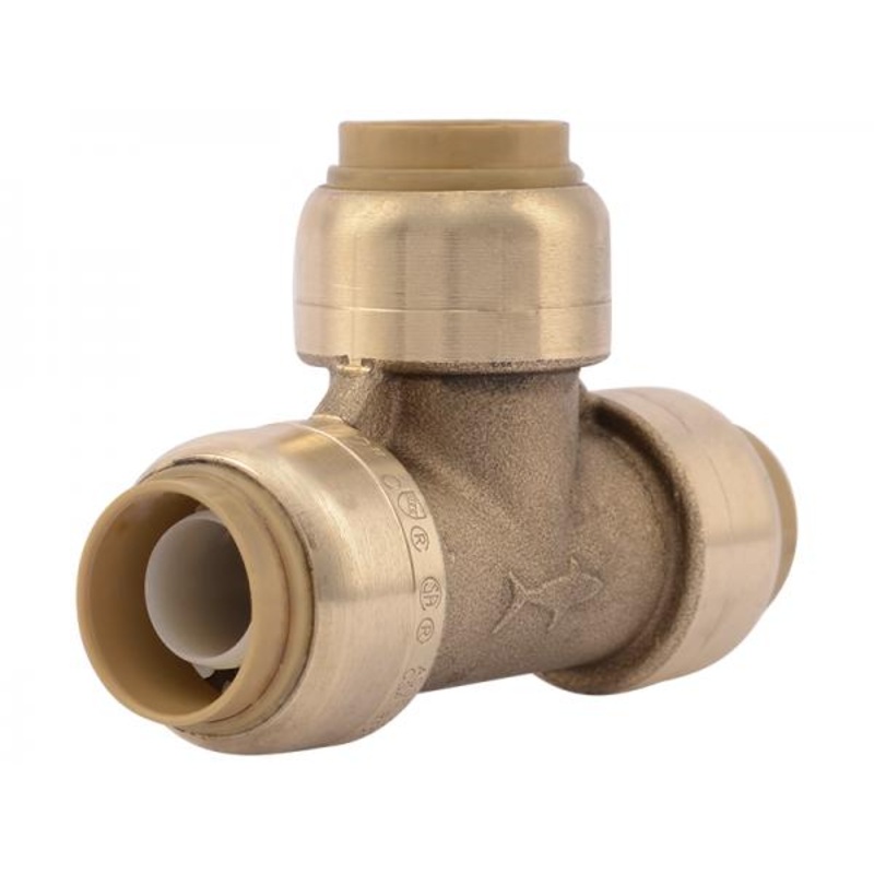 Sharkbite Brass Push Tee 3/4 in. x 3/4 in. x 3/4 in.