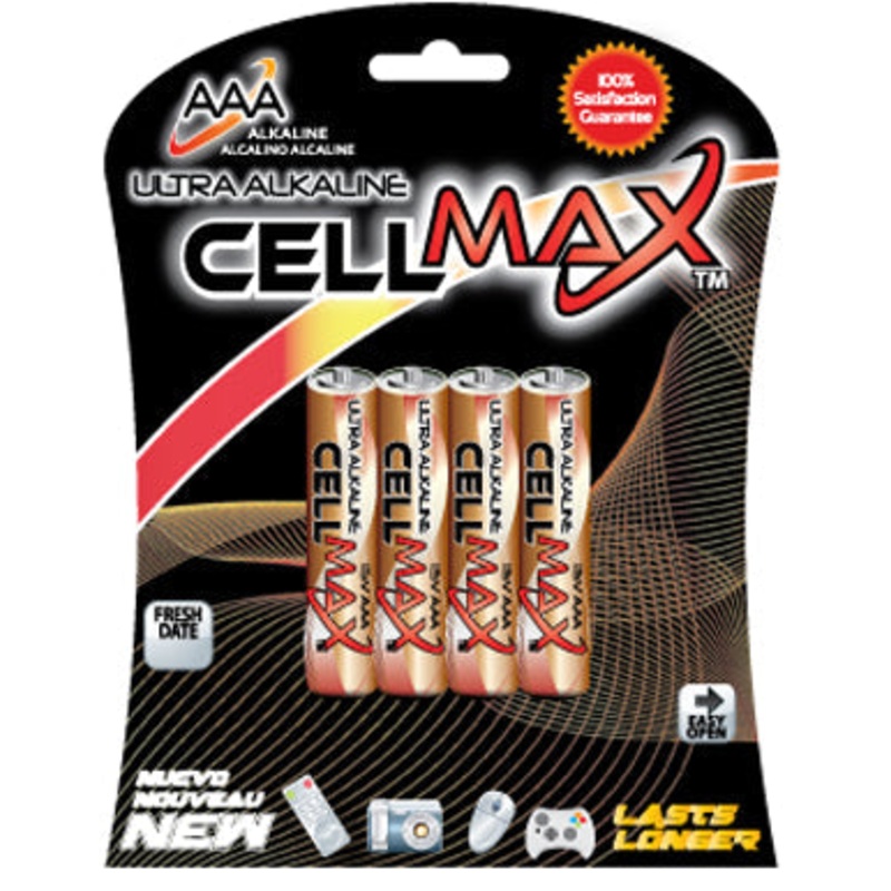 AAA CELL MAX ALKALINE BLISTER OF