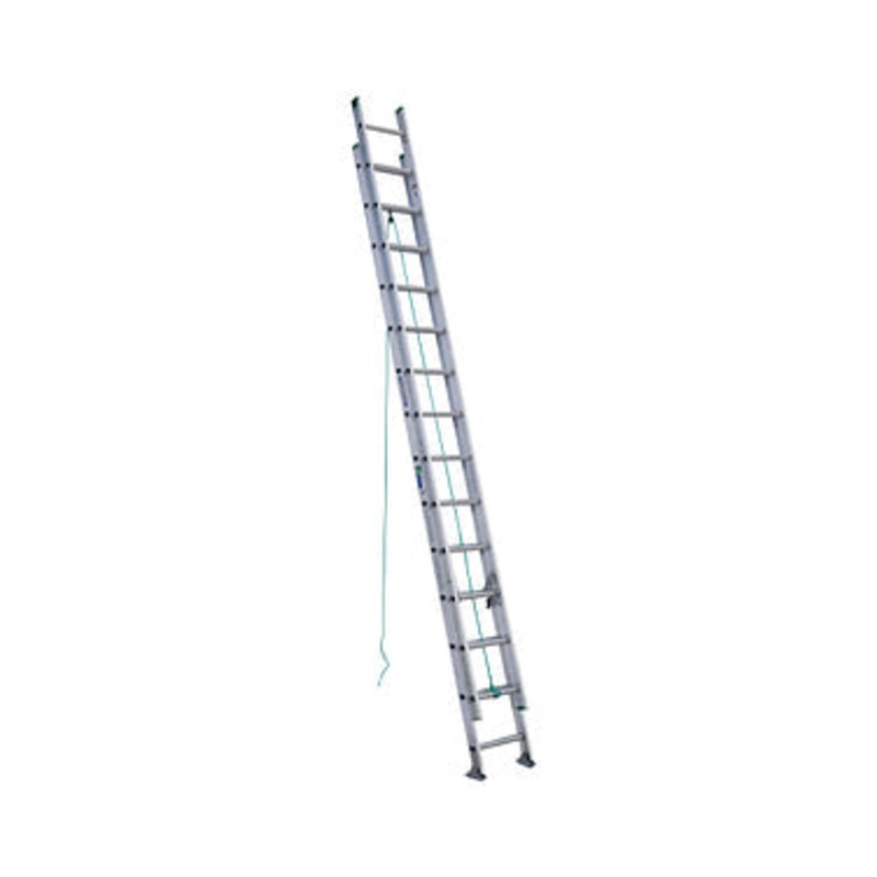 Werner 28ft Type II Aluminum D-Rung Extension Ladder D1228-2