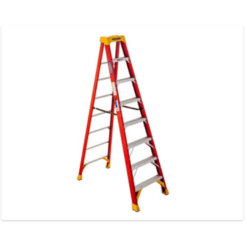 Werner Fiberglass Step Ladder|8ft
