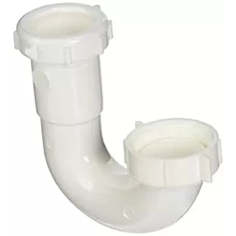 Plumb Pak Sink Trap J-Bend for use with Elbow outlet Connects to 11/2 I.P.S. ELBOW