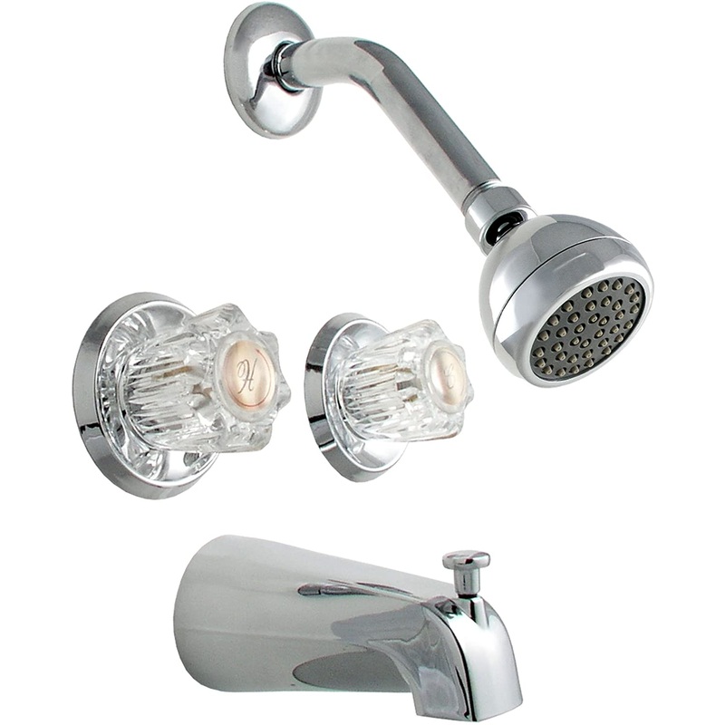 LDR Industries Acrylic 2 Handle Tub & Shower