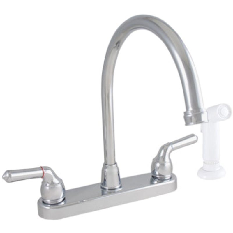 36425CP FAUCET CH 2HDL KITCHEN W/SPRY