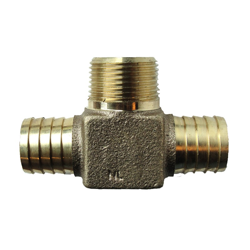 CAST BRNZ HYD TEE 3/4X3/4X3/4M