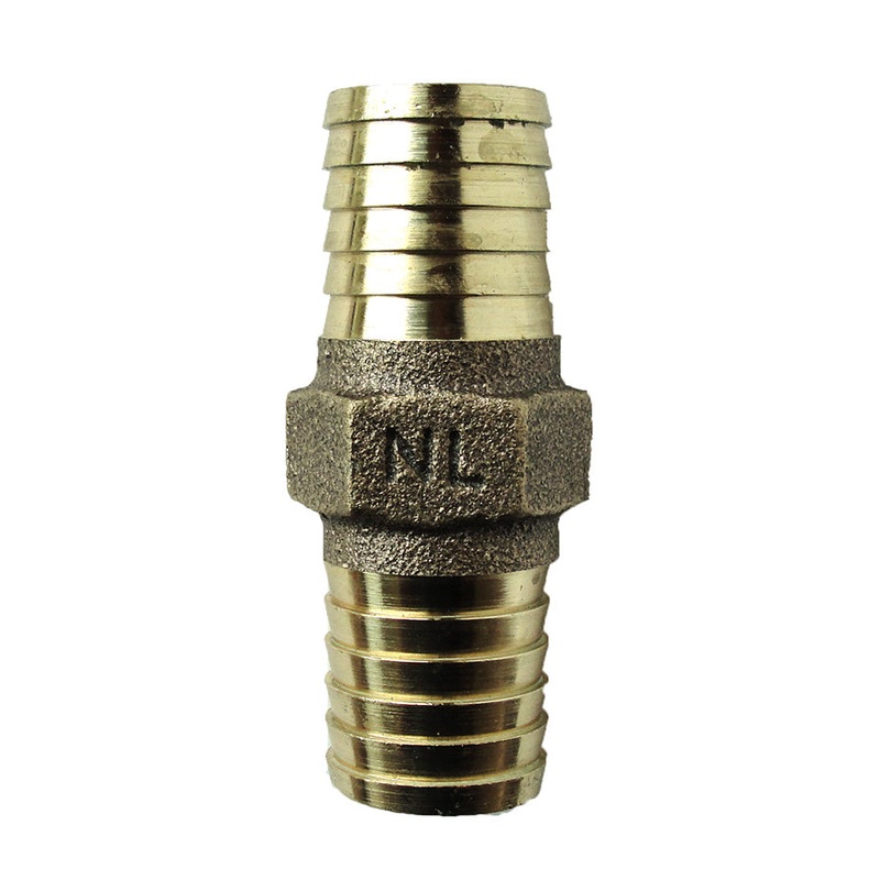 CAST BRNZ INS COUPLING HEX 1|1 X 1