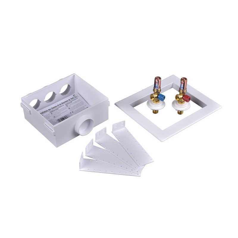 Oatey Quadtro 1/4 Turn Washing Machine Outlet Box