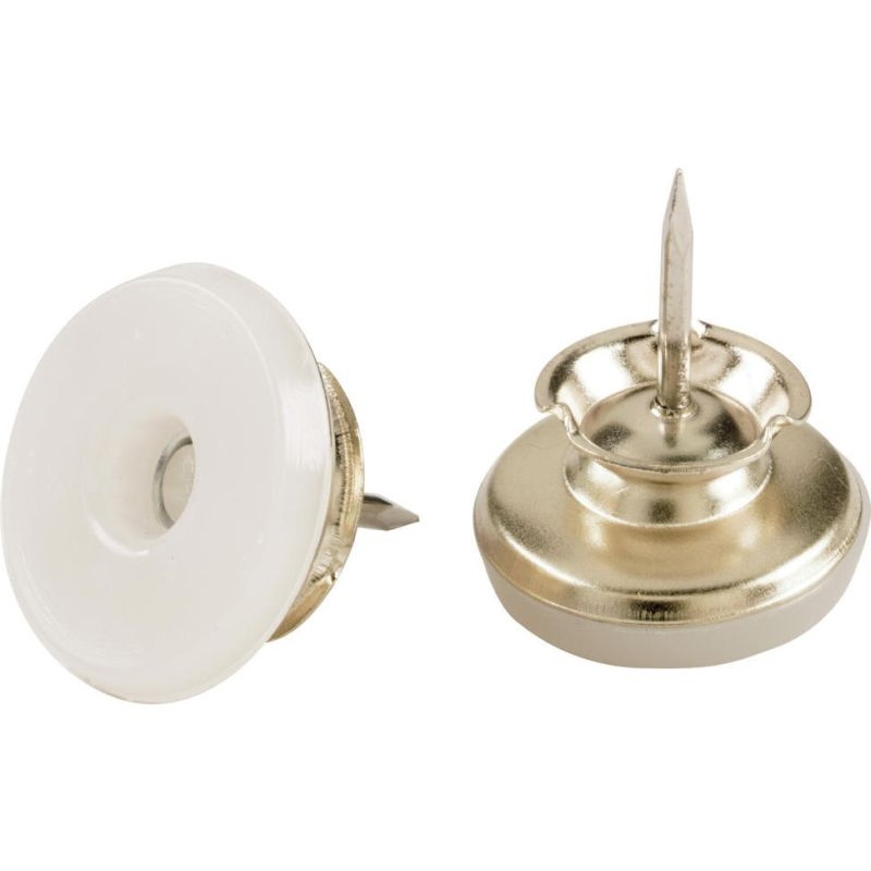 Shepherd Hardware 1-Inch Nail On Furniture Glides, 4-Pack