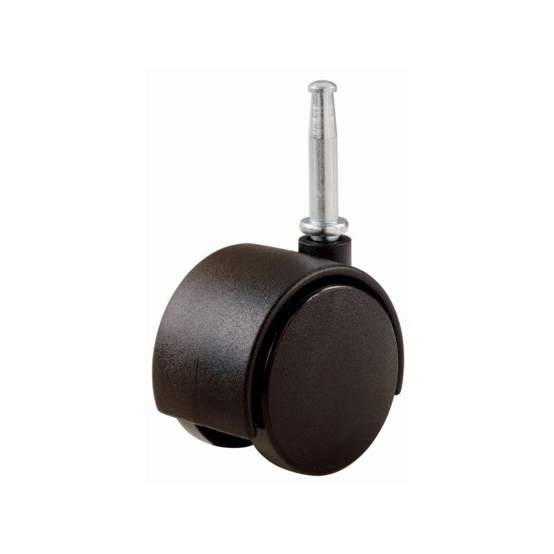 Shepherd Hardware 2-Inch Office Chair Stem Caster, Twin Wheel, 2-Pack