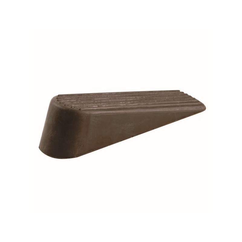 Shepherd Hardware Rubber Door Wedges, Brown, 2-Pack