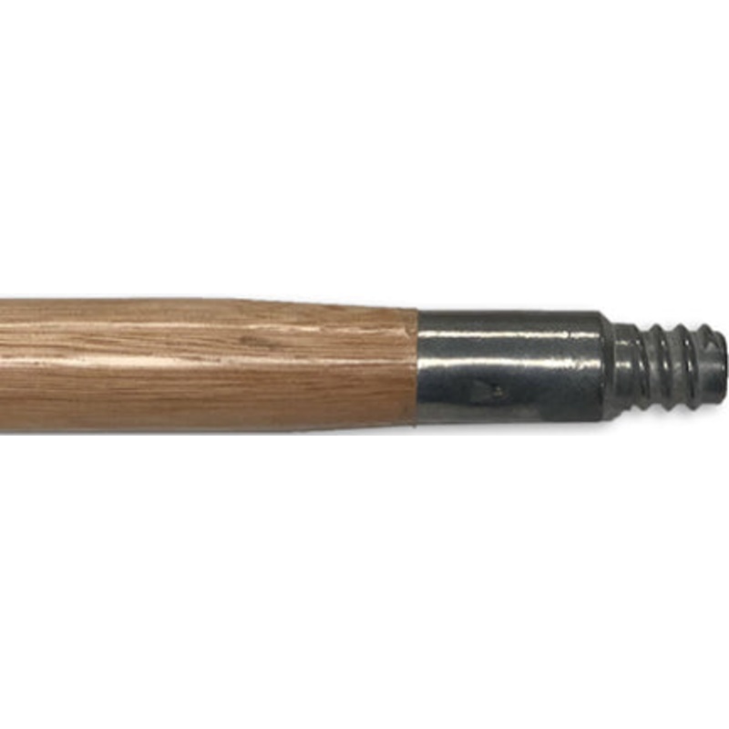 WOOD HANDLE–METAL THREAD 1 1/8 IN X 60 IN