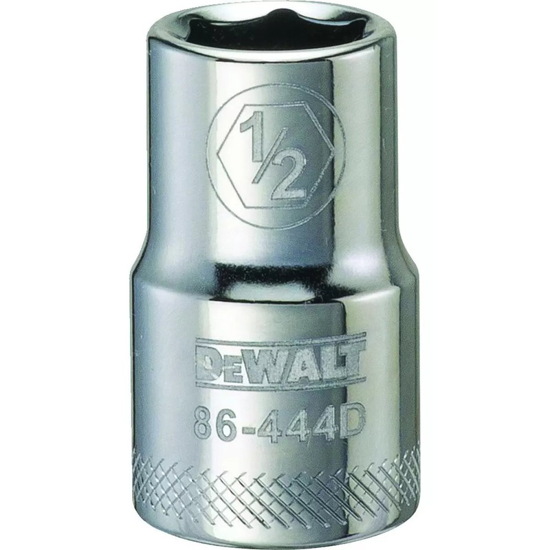 DeWalt 1/2 Drive Standard Length Sockets (6 Point) 1/2