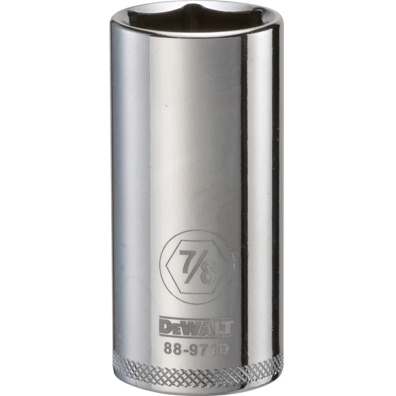 DeWalt 3/8 Drive Deep Sockets (6 Point) 7/8-In.