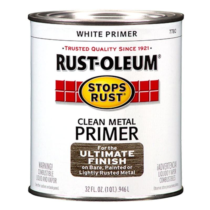 Rust-Oleum Clean Metal Primer Flat White
