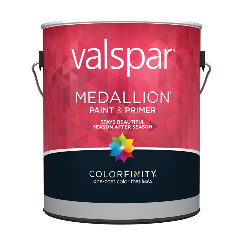 Valspar Medallion Exterior Paint & Primer 1 Gallon Flat Clear Base (1 Gallon, Flat Clear Base)
