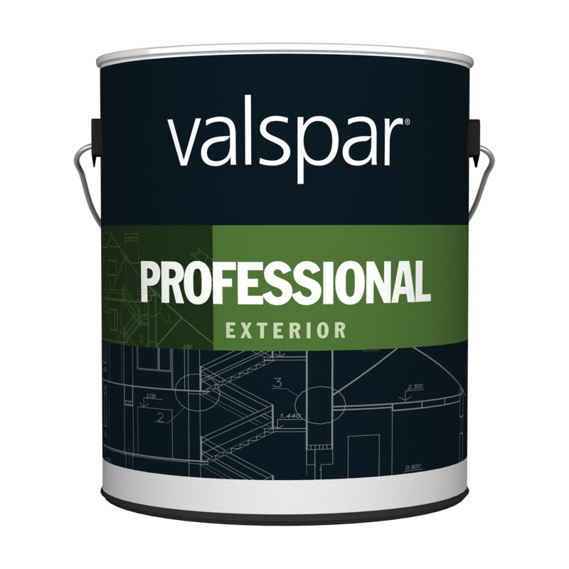 Valspar Professional Exterior Paint 1 Gallon Semi-Gloss Light Base (1 Gallon, Semi-Gloss Light Base)