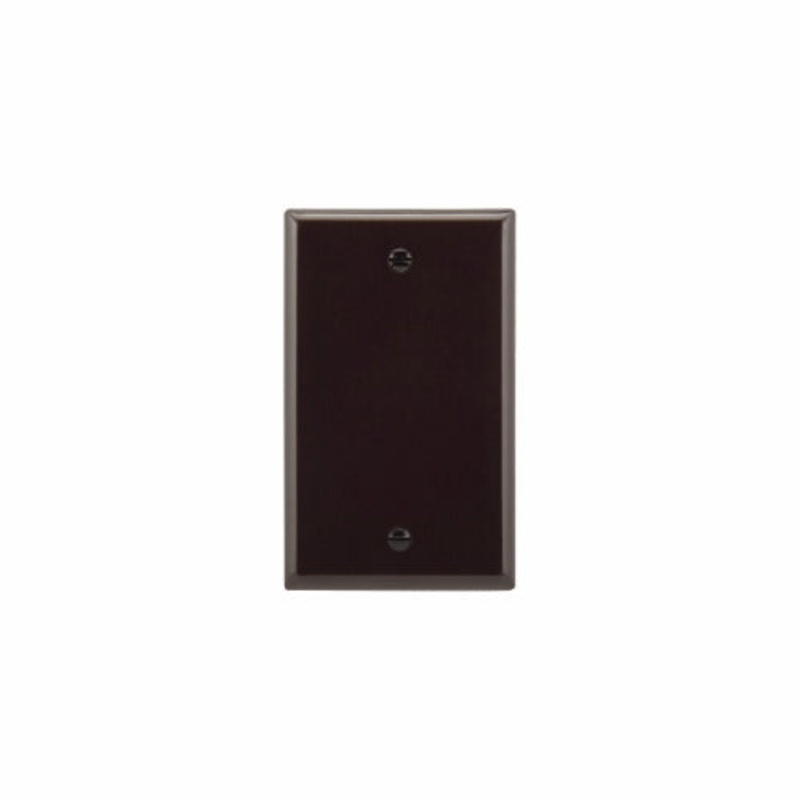 Eaton Cooper Wiring Cooper Blank Wallplate, Brown