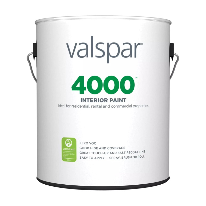 Valspar 4000 Interior Paint 1 Gallon Semi Gloss White (1 Gallon, Semi Gloss White)