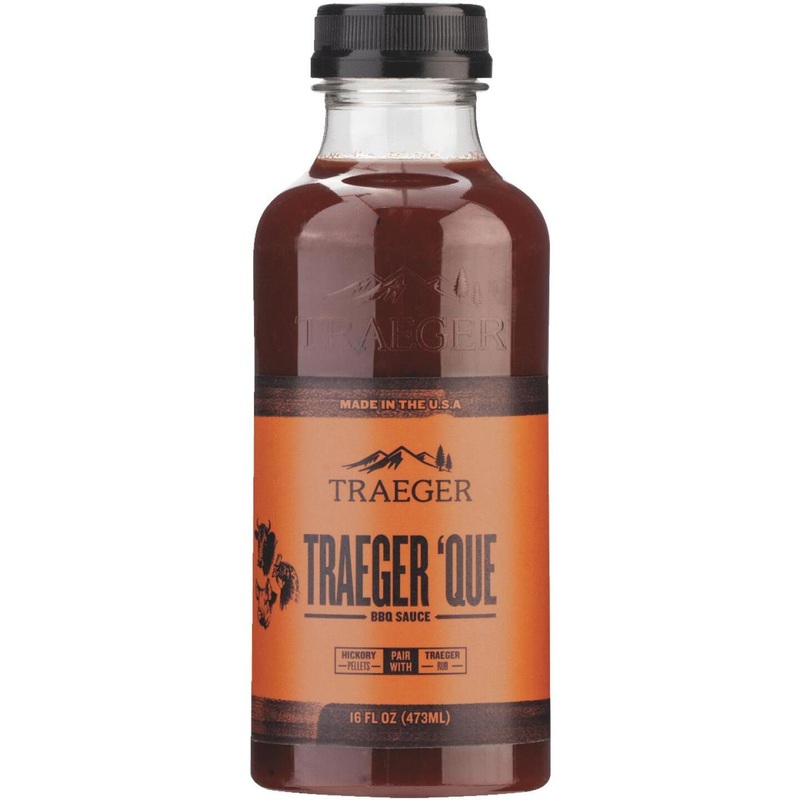 Traeger ‘Que 16 Oz. Brown Sugar & Smoky Hickory Flavor Beef, Poultry & Pork Barbeque Sauce