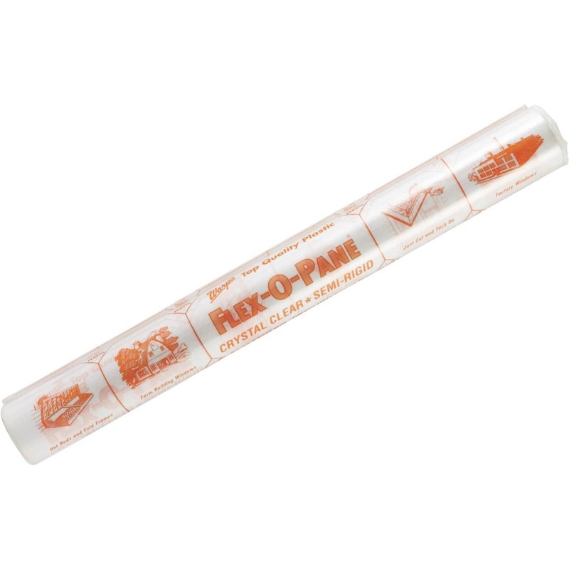 Warp’s Flex-O-Pane 36 In. X 75 Ft. Semi Rigid Clear Plastic Sheeting