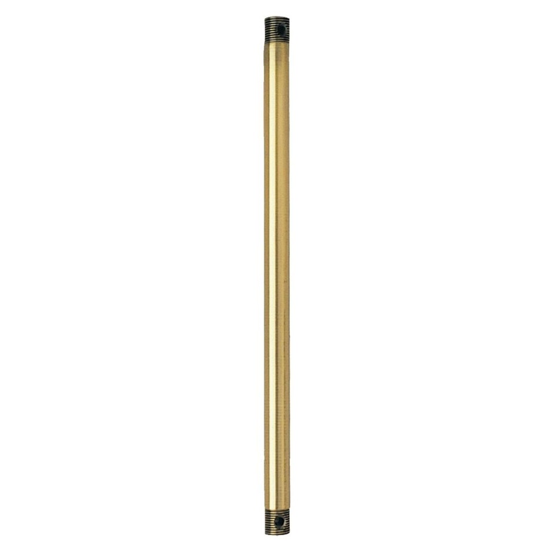 Westinghouse Antique Brass 1/2 In. Dia. X 12 In. L. Downrod