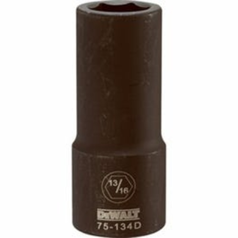 SAE Deep Impact Socket, 6-Point, 3/4-In. Drive, 13/16-in.