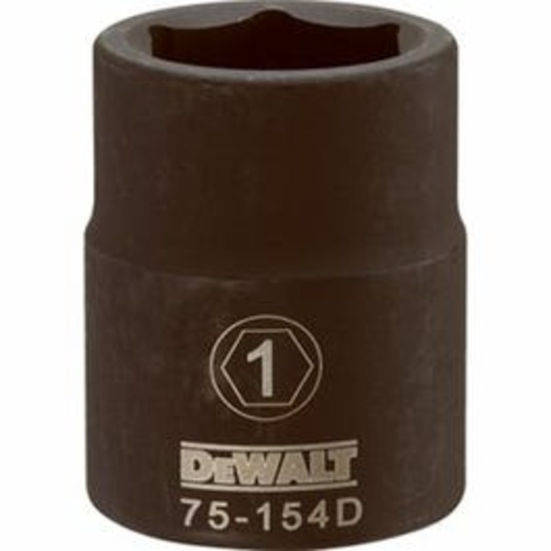 SAE Impact Socket, 6-Point, 3/4-In. Drive, 1-in.