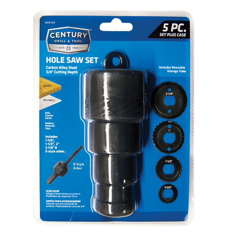 Century Carbon Hole Saw Set