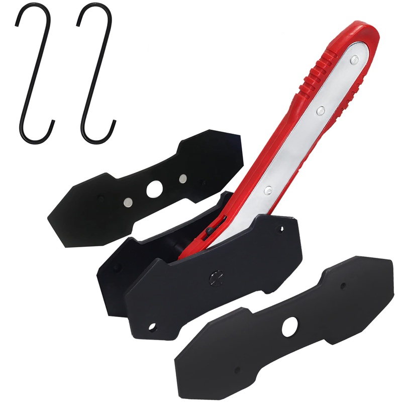 AutoWanderer Tool Brake Caliper Compression Tool, Car Ratcheting Brake Spreader Caliper Pistion Press Tool for Single Twin Quad Piston Disc Brake, Red