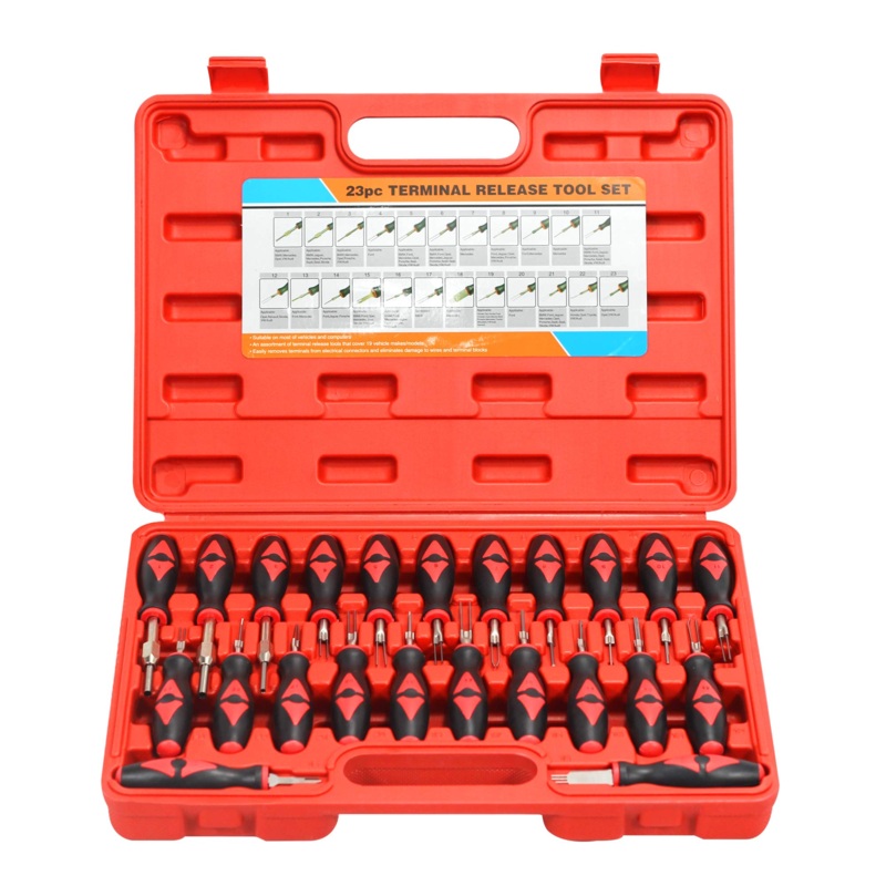 AutoWanderer Tool Terminal Release Tool Kit with 23 PCS Terminal Tool Kit for American Domestic and Imported Vehicles