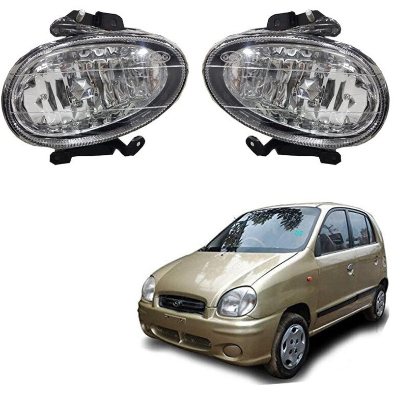 Car Fog Lamp Light Compatible with- Old Santro (Set of 2)