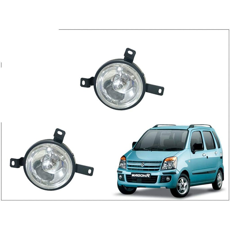 Car LED Fog Lamp Light Compatible with- WagonR (2007-2009) (Set of 2)