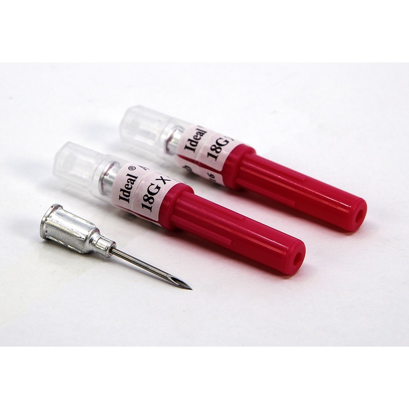 Ideal Aluminum Hub Needle|18G x 5/8″