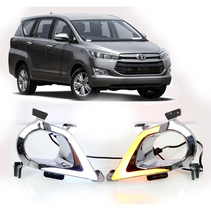 O.E Type Car Fog Lamp Lights For Toyota Innova Crysta (Set of 2)