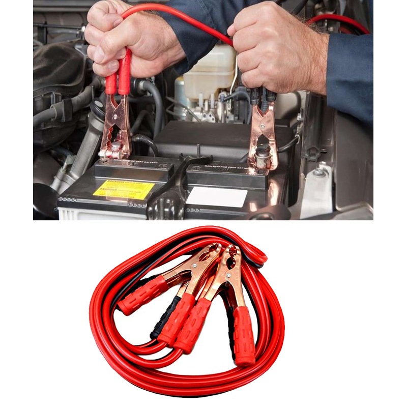 1500 AMP Car Heavy Duty Auto Jumper Cable Booster Wire Clamp Emergency Car Battery Charging Booster Cables with Alligator Wire for car Truck Battery Chargers to Start Engine