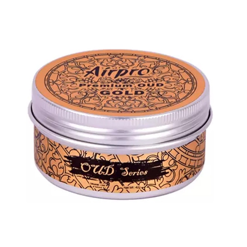 AIRPRO NATURAL OUD SERIES-GOLD Car Freshener Car Perfume Diffuser Set 40 g